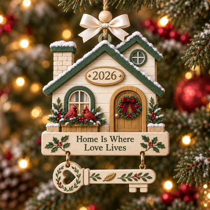 2026 Christmas Home & Key Ornament Collection