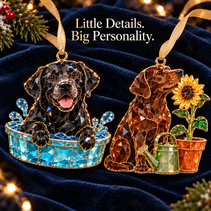 Labrador Retriever Christmas Ornaments – 6 Charming Designs for Lab Lovers