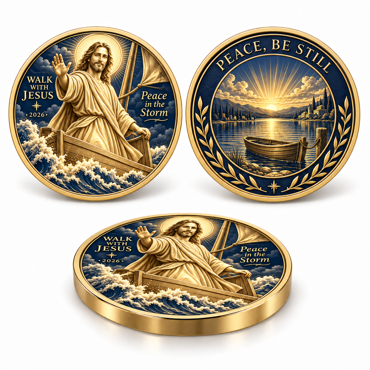 2026 Walk with Jesus Coin Collection – 6 Double-Sided Keepsakes of Faith, Hope & Love