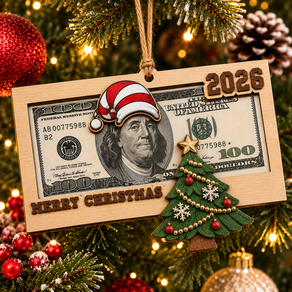 🔥Last 50pcs✨⏰ Limited anniversary edition✨Christmas Cash Holder Ornament