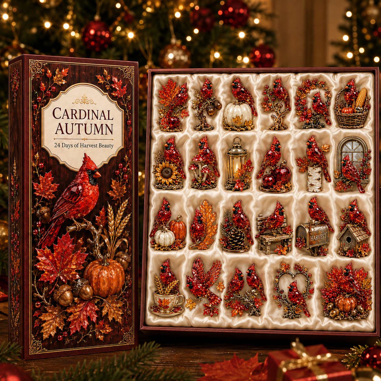 🔥Last 30 pcs✨⏰Last day 50% off🔥✨24-Day Advent Calendar - Cardinal