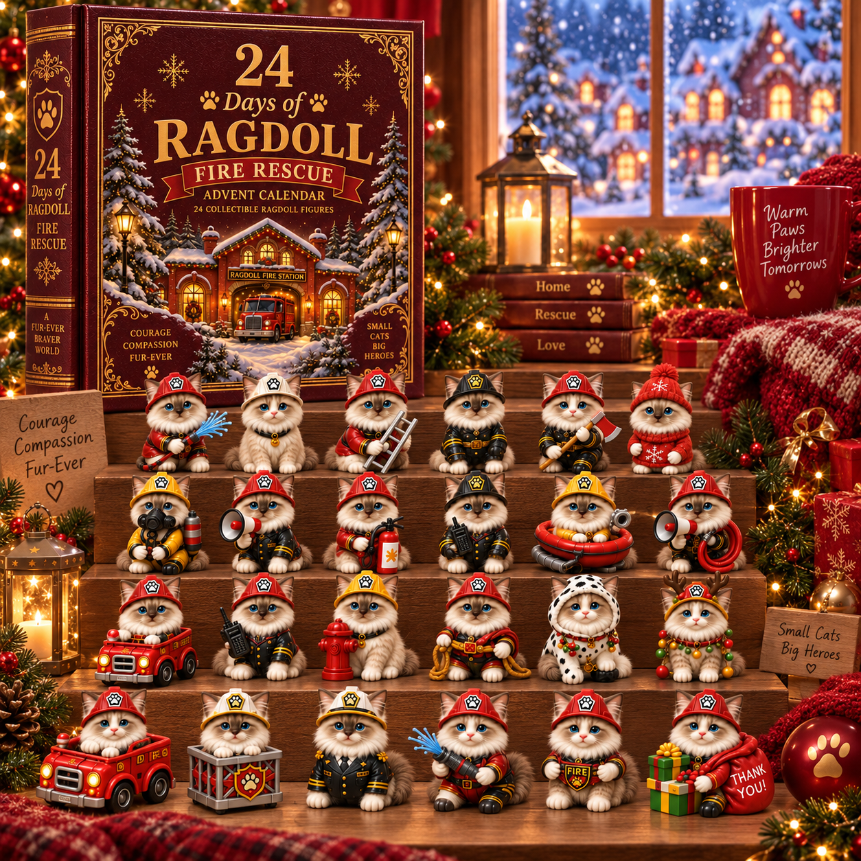24 Days of Courage & Cuddles — Ragdoll Fire Rescue Advent Calendar 2026