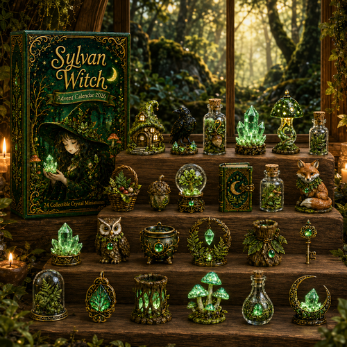 24 Days of Forest Magic – Witchy Crystal Miniature Countdown Calendar 2026
