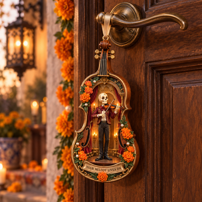 Día de Muertos Musical Ornaments –  Marigold & Melodies of Remembrance Keepsake Collection
