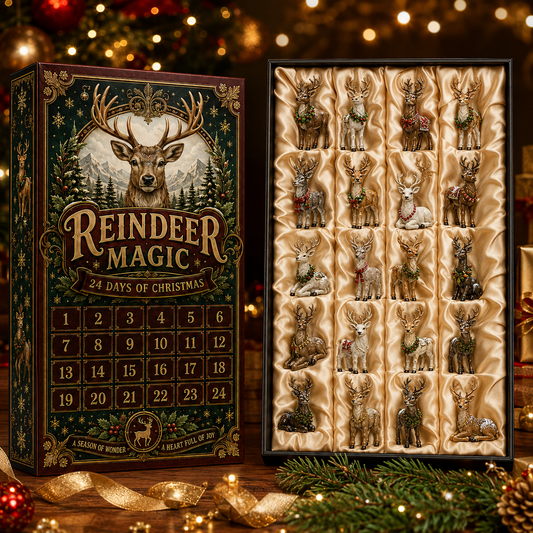 ✨24-Day Christmas Countdown Advent Calendar –Reindeer Magic  Ornament