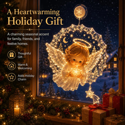 ✈️Last Day 50% OFF✨🎄Lighted Christmas Window Decoration with Suction Cup | Warm LED Window Light with Double-Layer Design & Multiple Festive Styles Flat Version✨ - image 6
