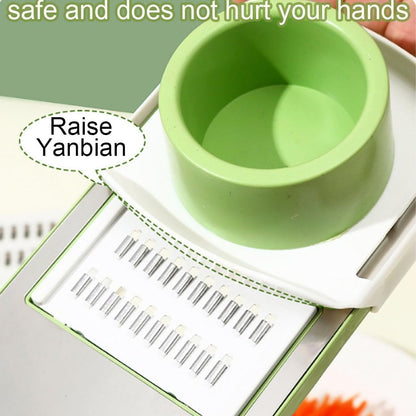 The Perfect Kitchen Gift: 5-in-1 Vegetable Cutter & Cheese Grater with Safety Features - Stainless Steel✨ - image 5