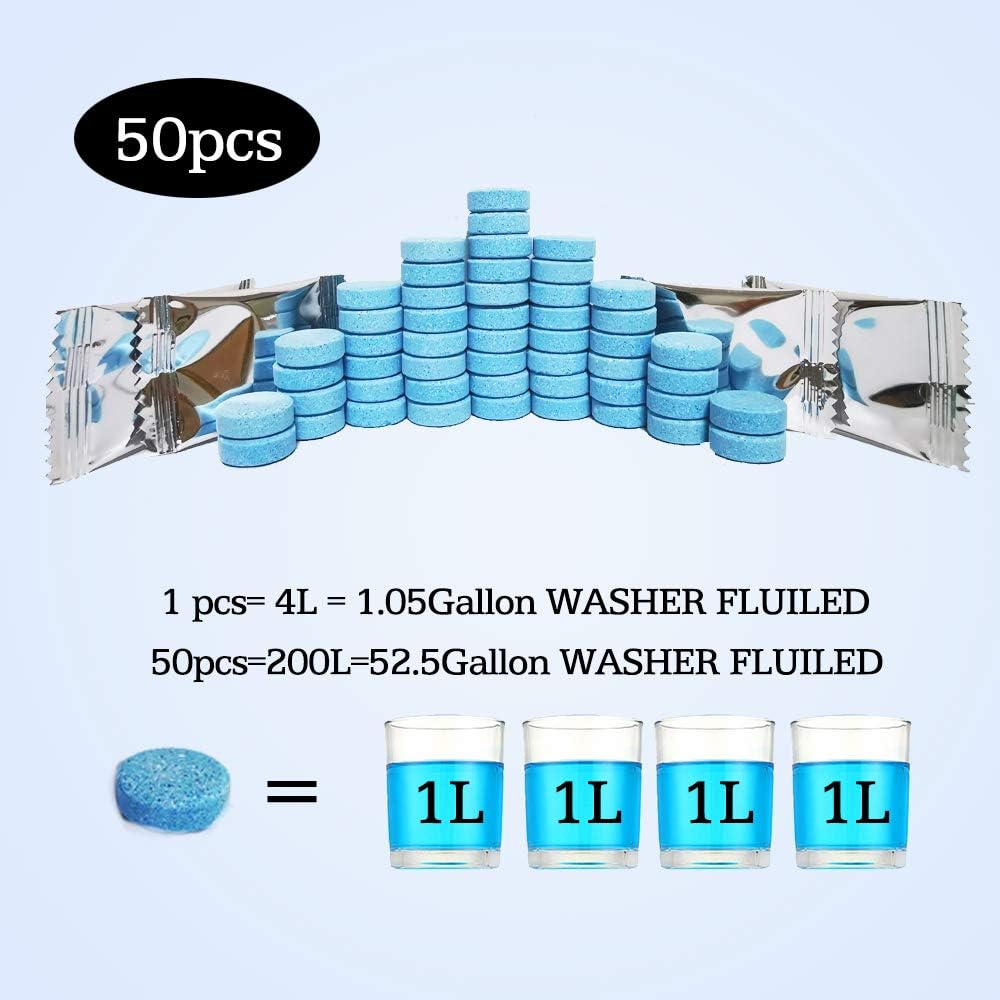 50PCS Car Windshield Washer Fluid Concentrate Tablets, Windshield Wiper Fluid 🚗💧 - image 4