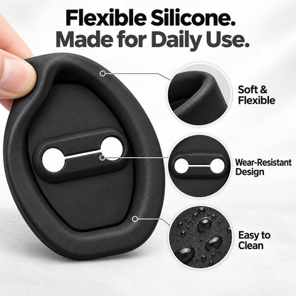 Door Latch Lock Cover, Experience Seamless Installation with Our Self-Adhesive Design 🚪