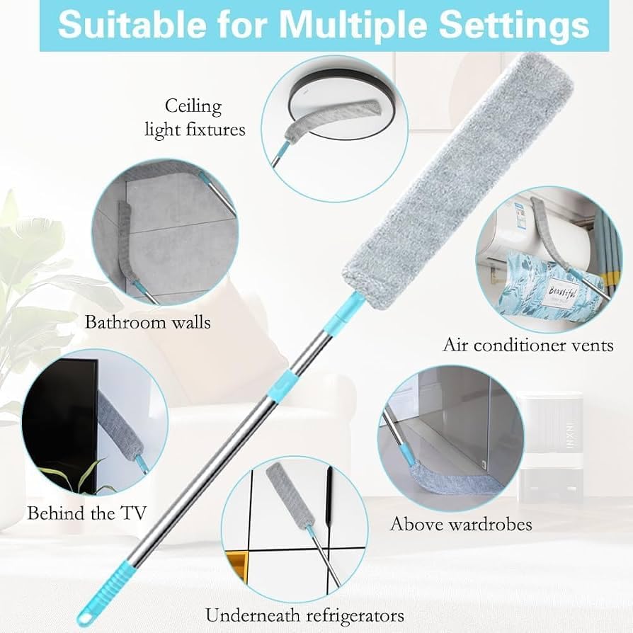 Replacement Gap Duster for Home Corner Place, Durable Flexible Arbitrary Bending Microfiber Dust Brush🧹 - image 10