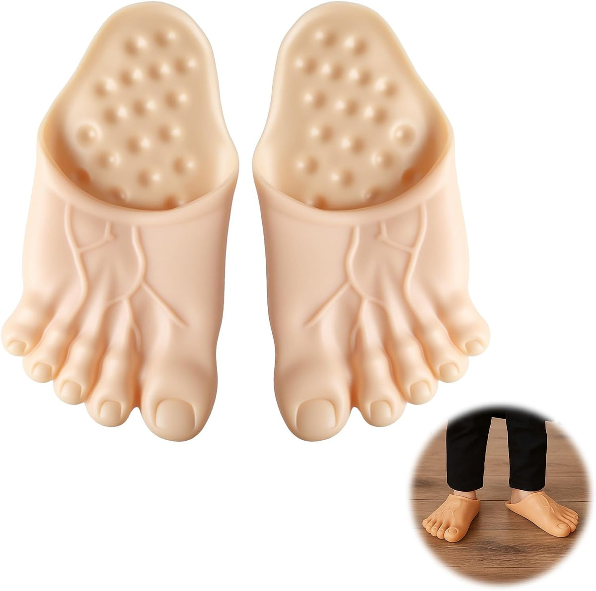 Unisex Monster EVA Sports Flat Slide Sandals - Footwear With Round Toe 🩴