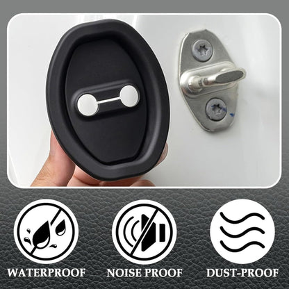 Door Latch Lock Cover, Experience Seamless Installation with Our Self-Adhesive Design 🚪