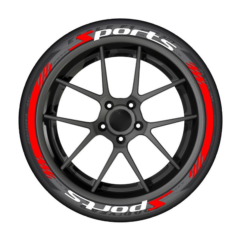 4Pcs 3D Car Tire Stickers – Waterproof Universal Wheel Decals | Motorcycle Auto Exterior Accessories - image 7