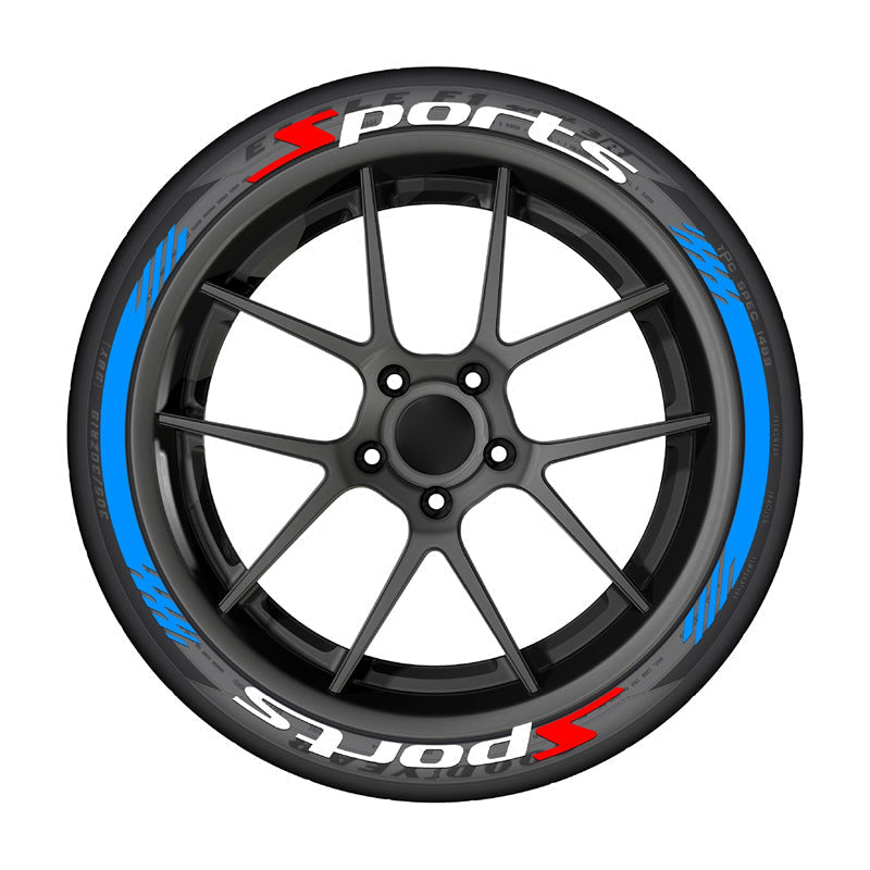 4Pcs 3D Car Tire Stickers – Waterproof Universal Wheel Decals | Motorcycle Auto Exterior Accessories - image 8