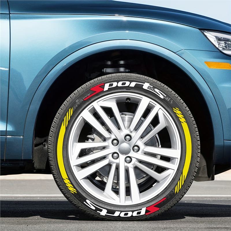 4Pcs 3D Car Tire Stickers – Waterproof Universal Wheel Decals | Motorcycle Auto Exterior Accessories - image 9