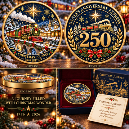 2026 Christmas Stories Commemorative Coin Collection – 7 Festive Designs Celebrating the 250th Anniversary