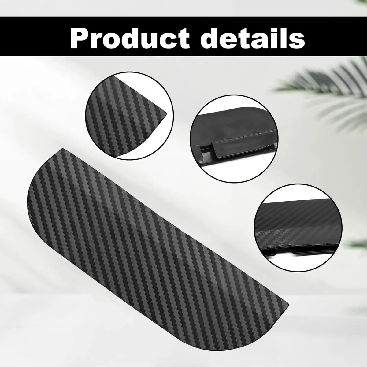 2PCS Car Side Mirror Rain Guards - Carbon Look ABS Visor Covers 🌧️ - image 12