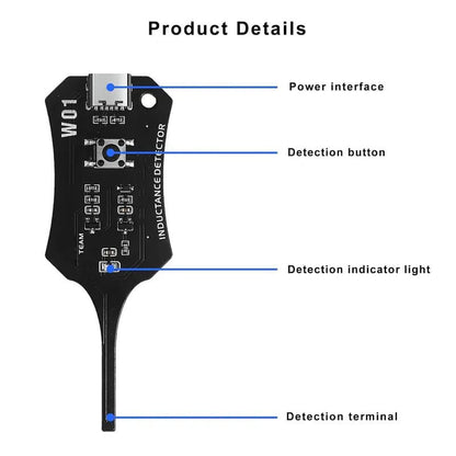 Type-C Inductance Tester Motherboard Coil Tester, Electronic Circuit Board Inductor Detector - image 3