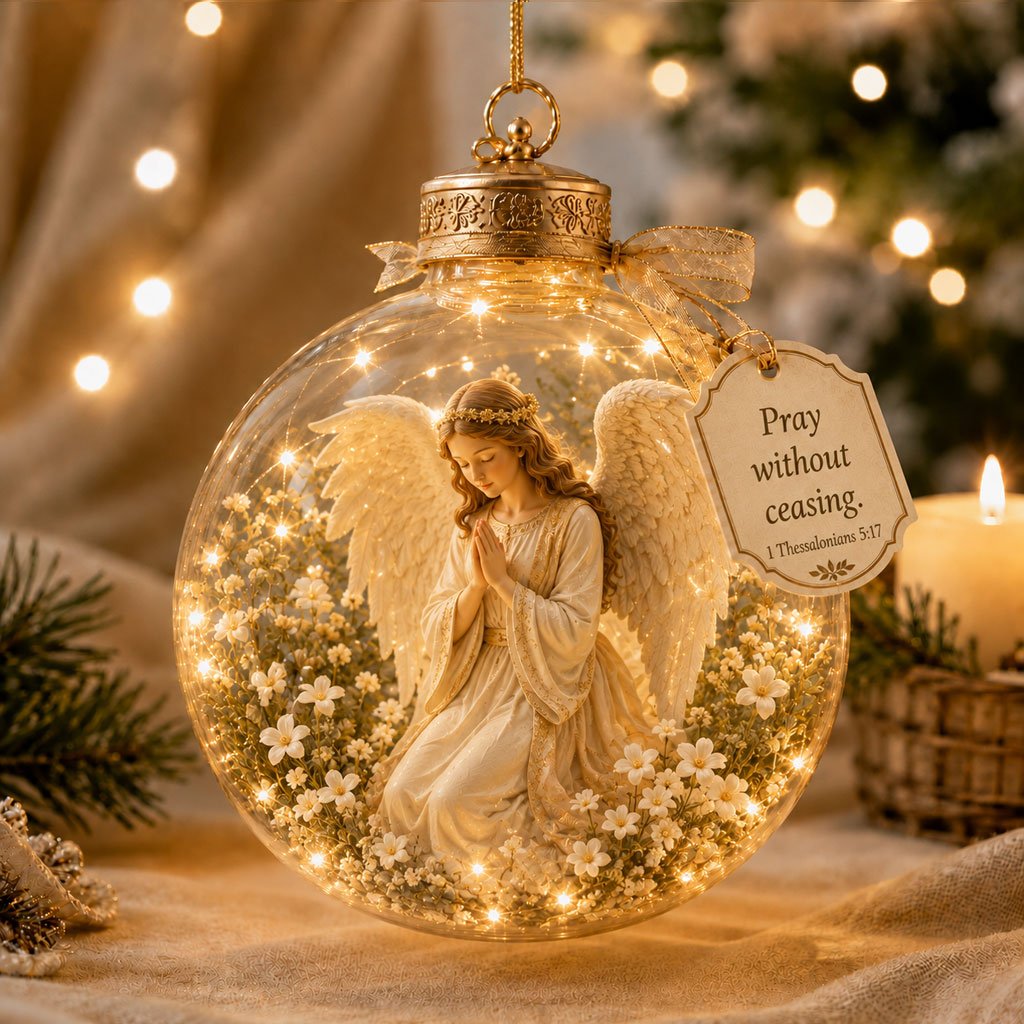 🔥Last Day 50% OFF - Illuminated Christian Scripture Keepsake Ornaments - image 4