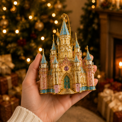 ✨Crystal Castle Christmas Tree Ornament