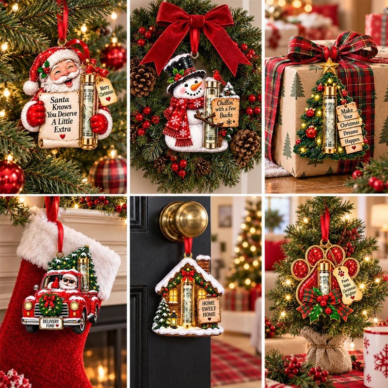 🎁 Surprise Red Envelope Christmas Tree Ornament | Turn Cash Gifts Into Magical Christmas Memories - image 7