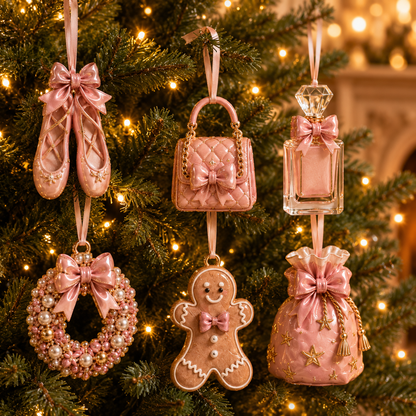 ✨24-Day Christmas Countdown Advent Calendar – Pink Bow Series