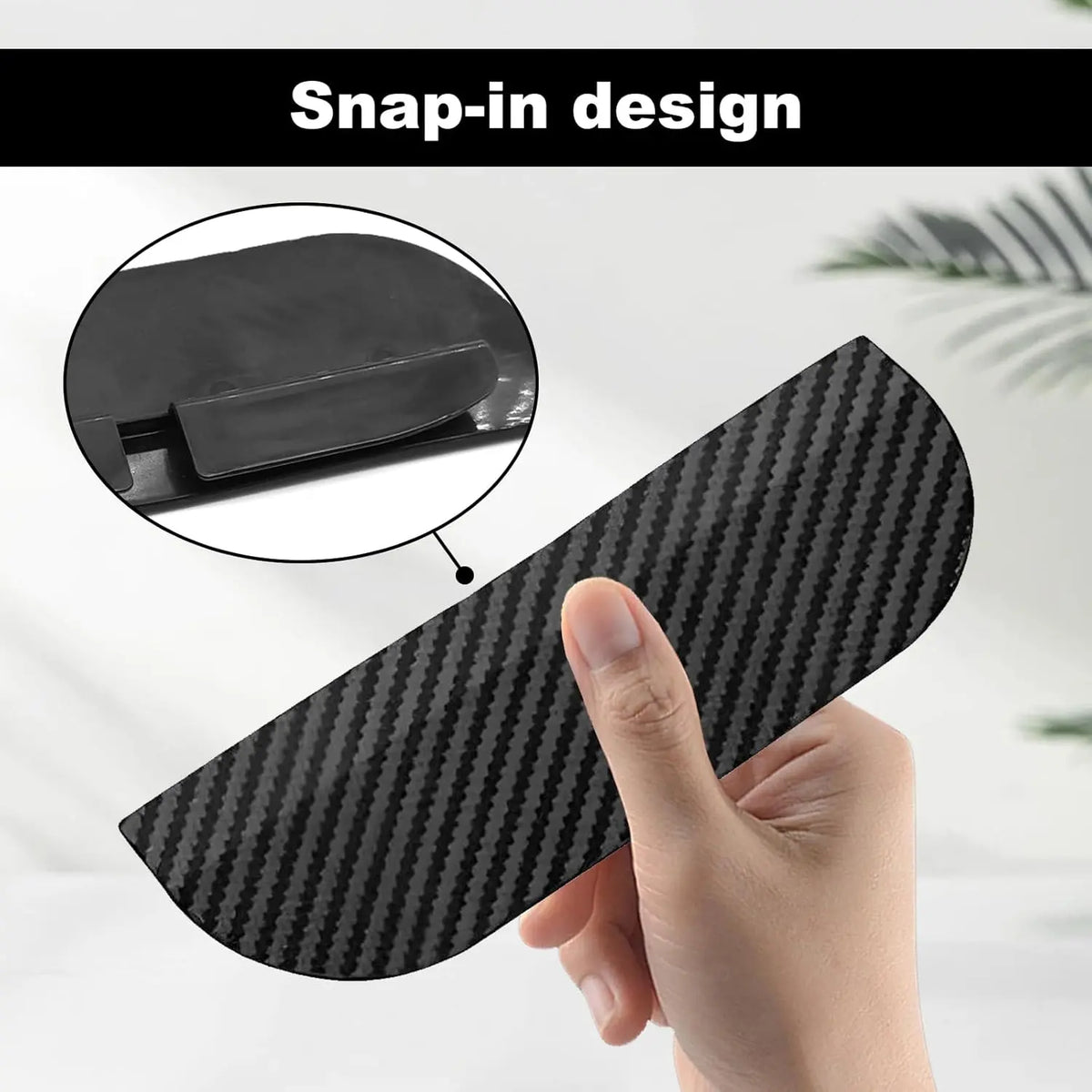 2PCS Car Side Mirror Rain Guards - Carbon Look ABS Visor Covers 🌧️ - image 11