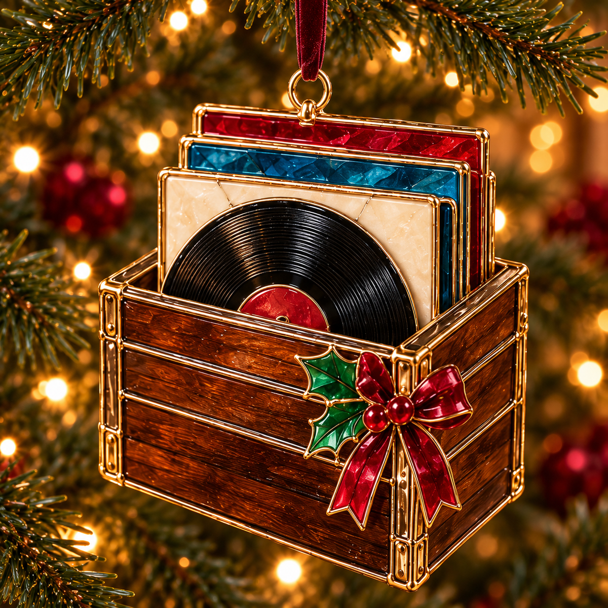Vintage Music Christmas Ornaments – 6 Nostalgic Designs for Music Lovers