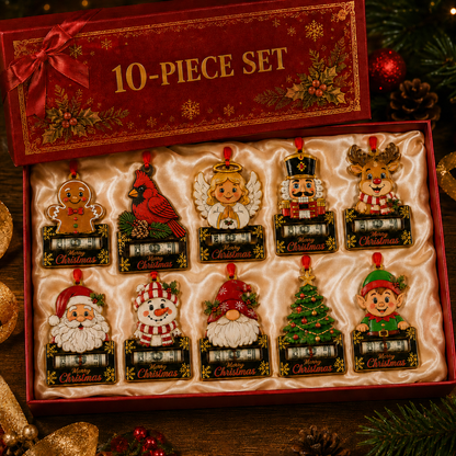 🔥Last 50pcs✨⏰ Limited anniversary edition✨Christmas Cash Holder Ornament