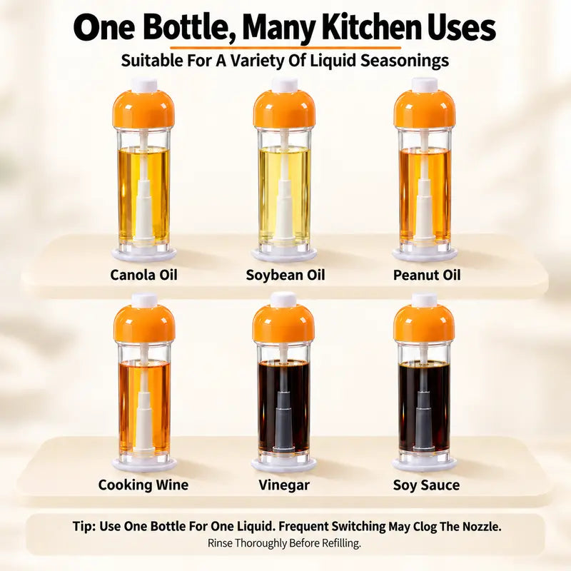 Refillable Oil Sprayer for Cooking, Olive Oil Spray Bottle with Bottom Nozzle🧂