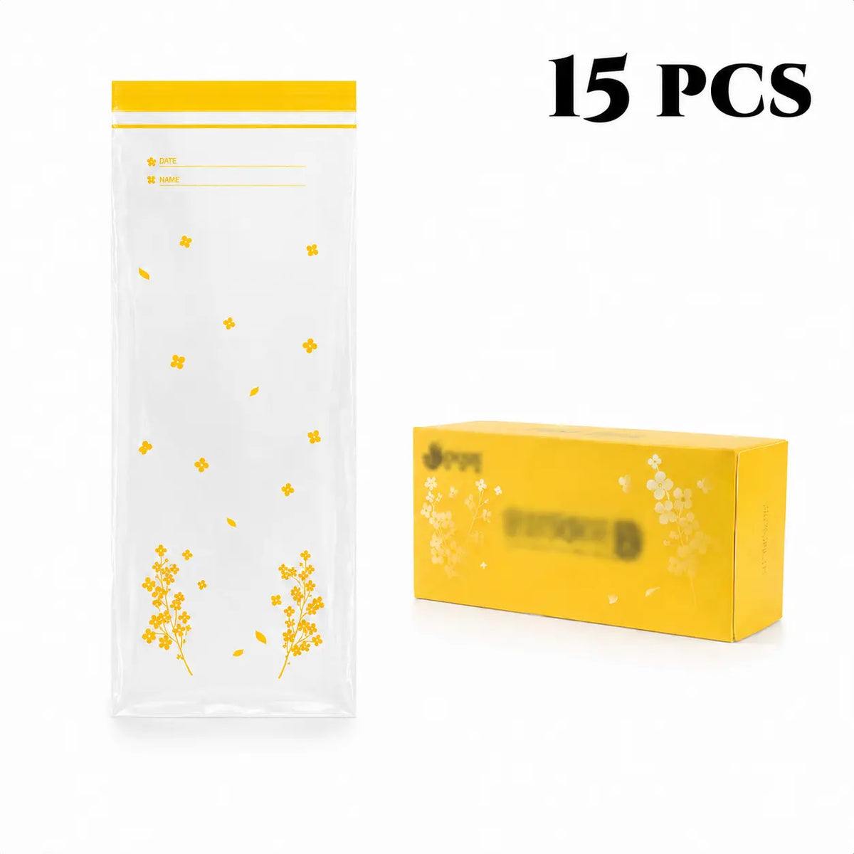 15PCS Thick Double Seal Food Storage Bags, Reusable Self-Sealing Pouches 🥡 - image 13