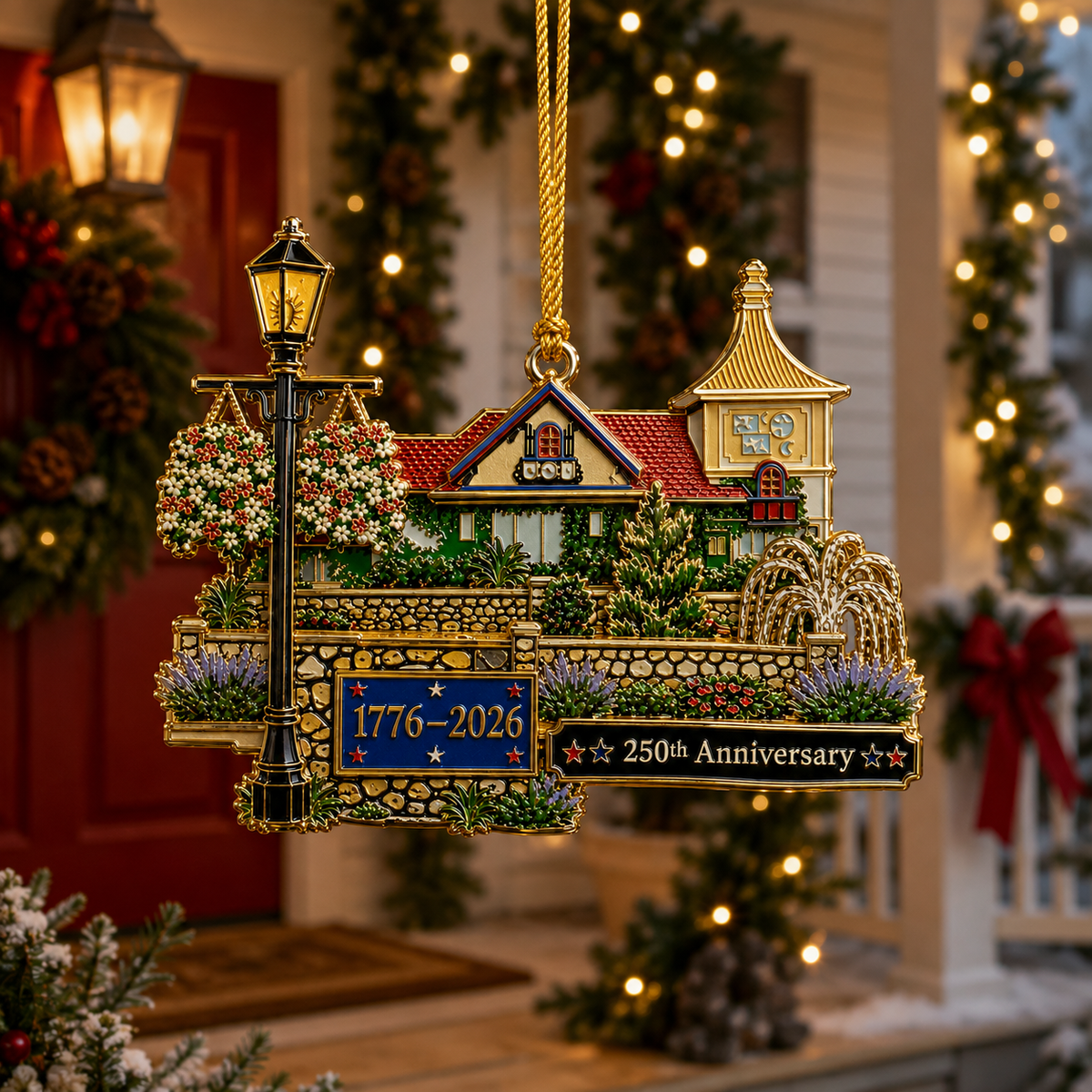 ✨250th Anniversary "Cozy Home" Christmas Ornament