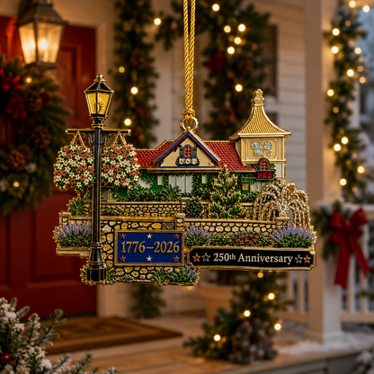 ✨250th Anniversary "Cozy Home" Christmas Ornament