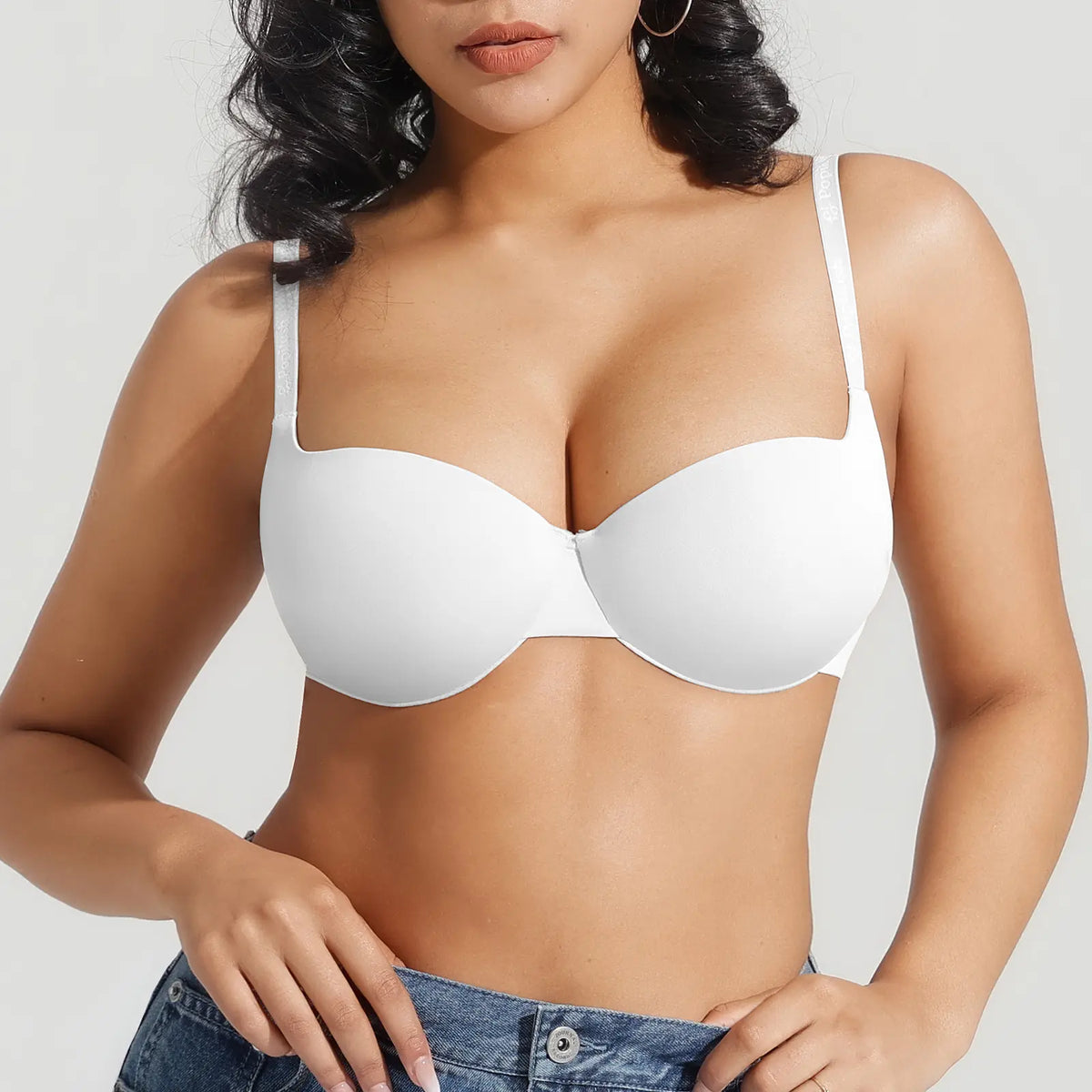 Women 2 Cups Lift Seamless Push Up Underwire T-Shirt Bra ✨ - image 11