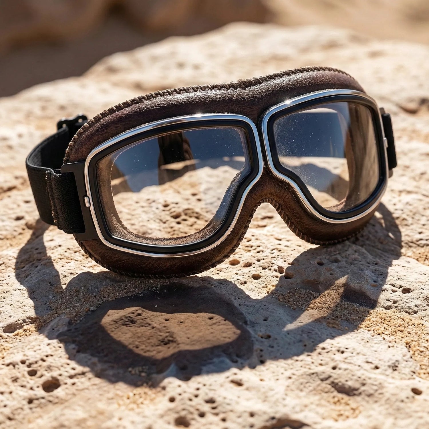 🕶️ OTG Vintage Motorcycle Goggles (Fits Over Glasses) - image 2