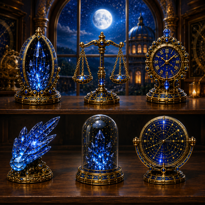 Celestial Observatory Advent Calendar 2026 – 24-Day Crystal Astronomy Miniature Collection | Moon, Stars & Cosmic Treasures
