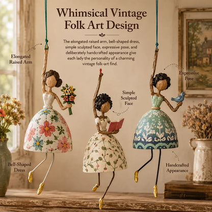 🌈Whimsical Dancing Lady Hanging Ornament - image 6