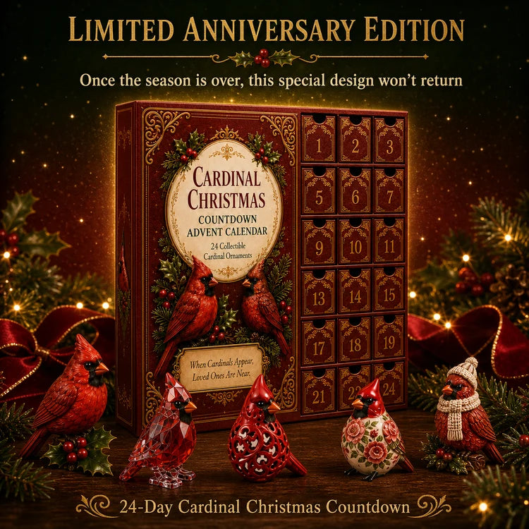 Cardinal Christmas Advent Calendar complete set