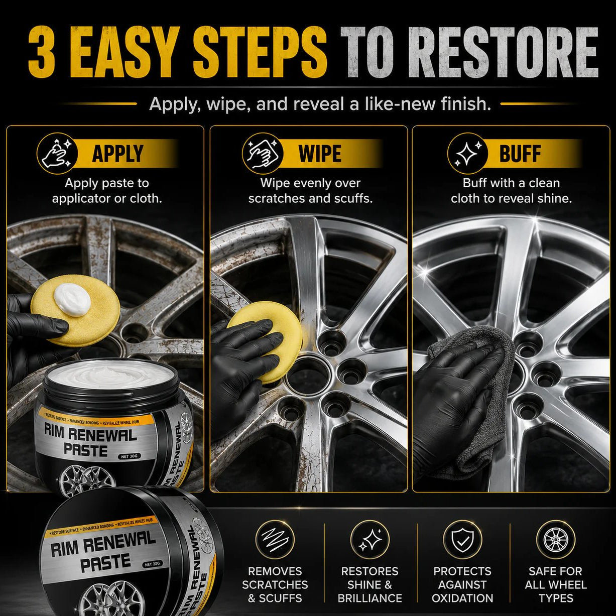 All-in-One Wheel Care & Restoration Paste - image 12