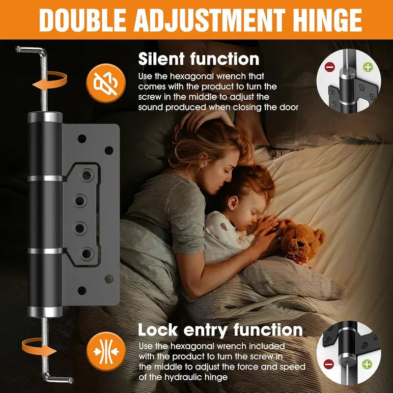🚪 Self Closing Door Hinges – Upgrade Your Home With Smooth & Quiet Automatic Closing