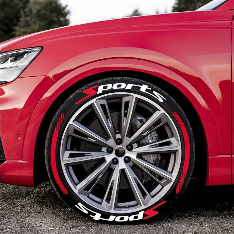 4Pcs 3D Car Tire Stickers – Waterproof Universal Wheel Decals | Motorcycle Auto Exterior Accessories - image 3