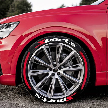 4Pcs 3D Car Tire Stickers – Waterproof Universal Wheel Decals | Motorcycle Auto Exterior Accessories - image 3