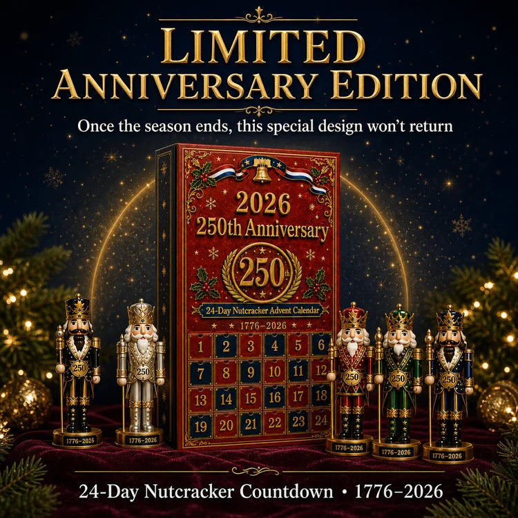2026 250th Anniversary 24-day Nutcracker Christmas countdown calendar