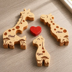 Custom Shaped Wooden Art Puzzle - Personalized Father's Day Birthday Gifts For Dad, Grandpa - Stand Tall And Stay Kind