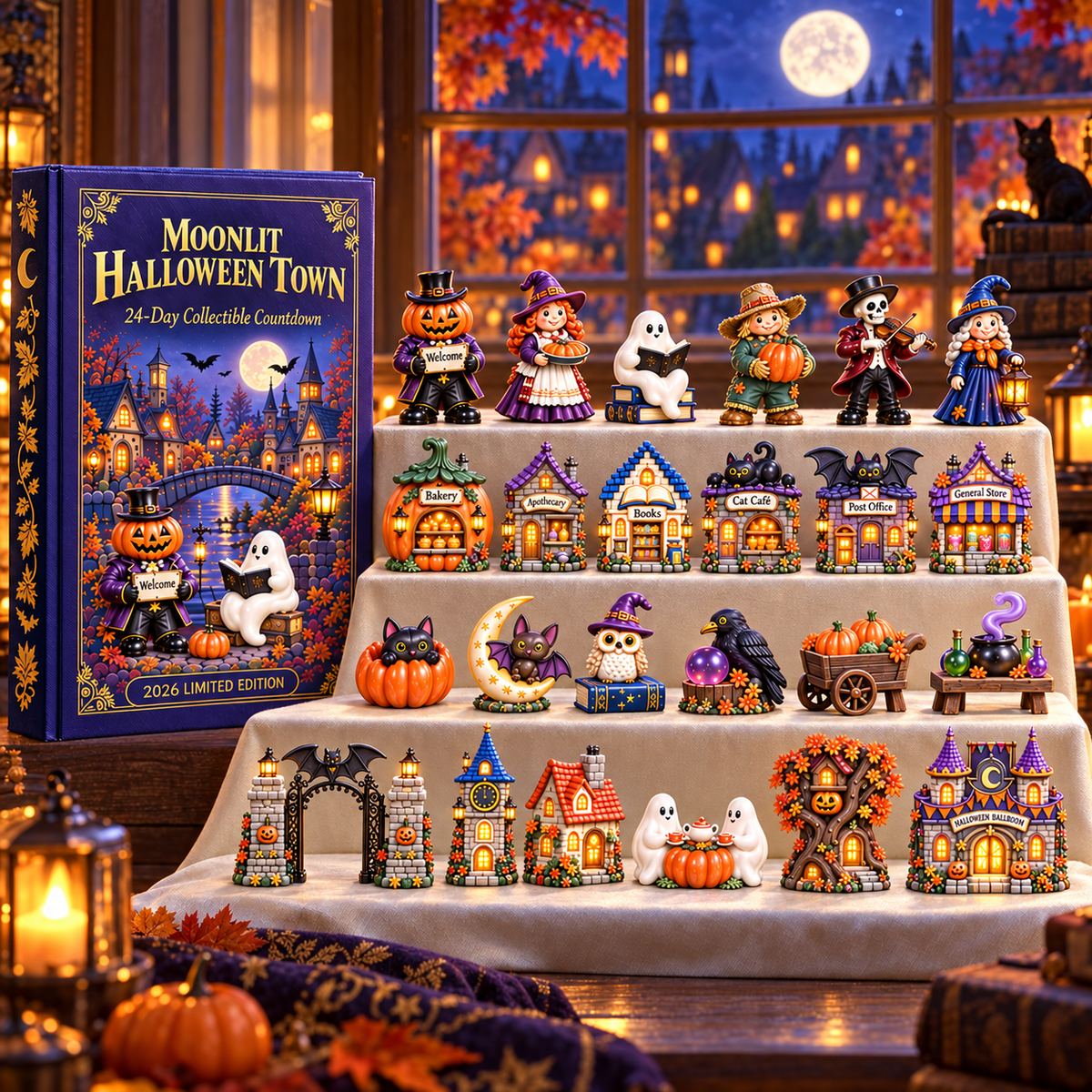 2026 Moonlit Halloween Town Advent Calendar – 24 Unique  Miniature Collectibles in a Deluxe Gift Box