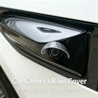 2PCS Car Reverse Camera Rain Cover, Anti‑Fog Waterproof Protection Hood, Carbon Fiber Texture🛡️ - image 11