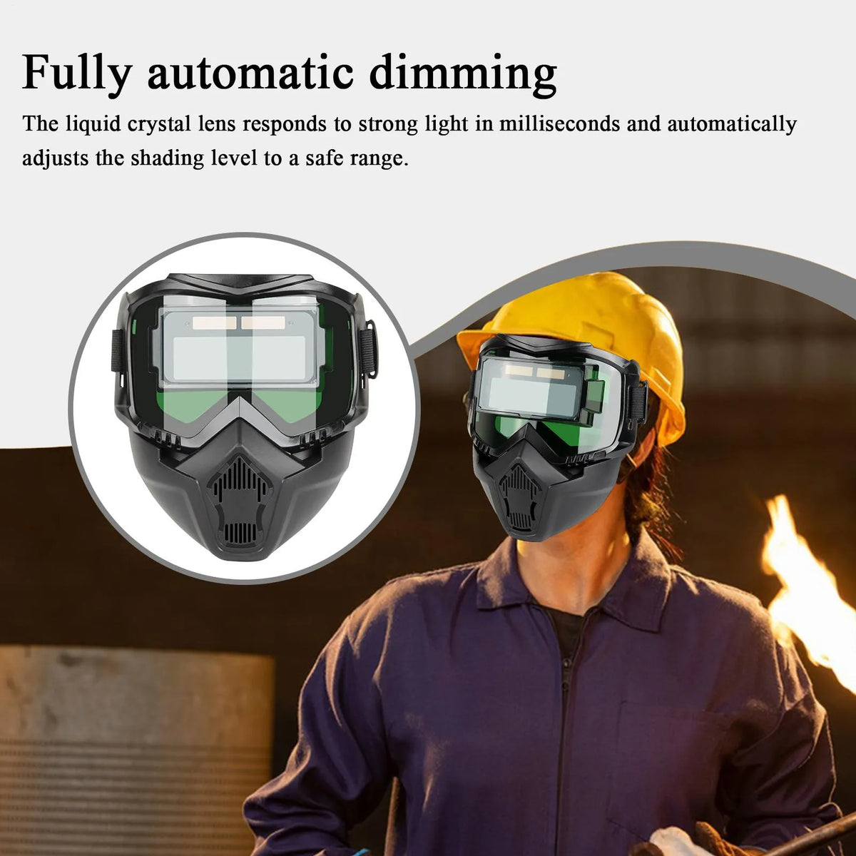 🛠️ Auto-Darkening Welding Helmet - image 1