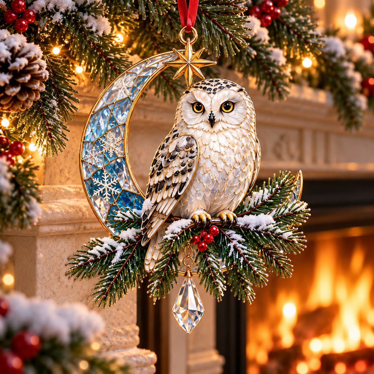 2026 Feathered Christmas Jewels – 6-Piece Bird Ornament Gift Set