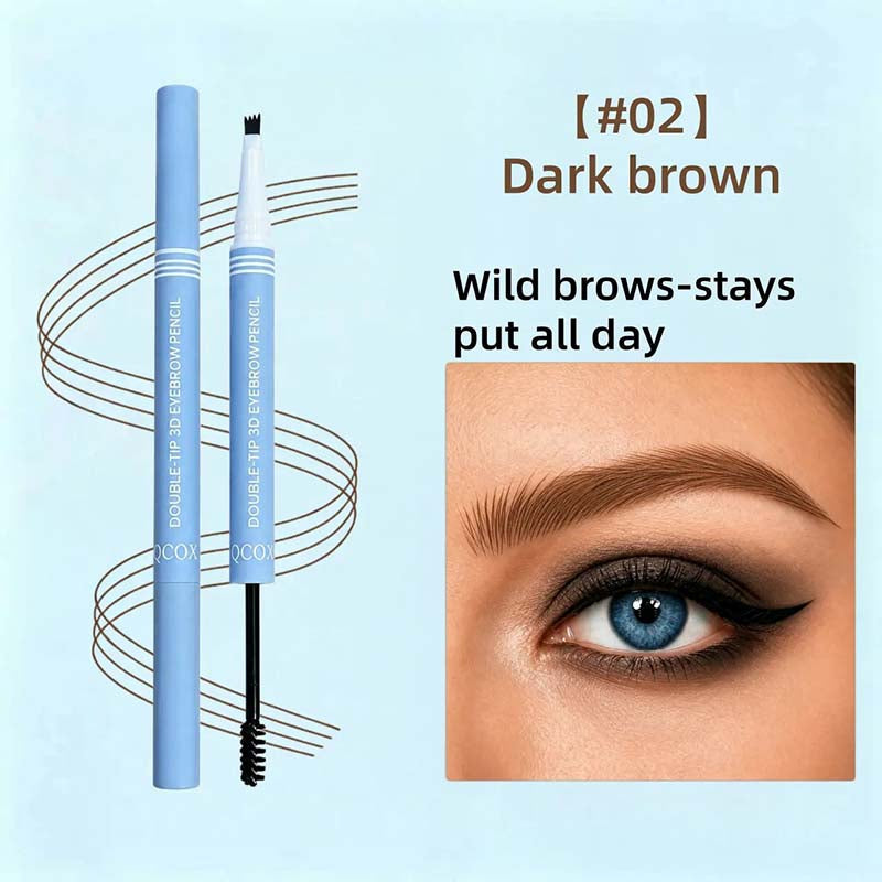 2-in-1 Waterproof Micro-Fork Eyebrow Pen-Tinted Gel Cosmetic🖌️ - image 8