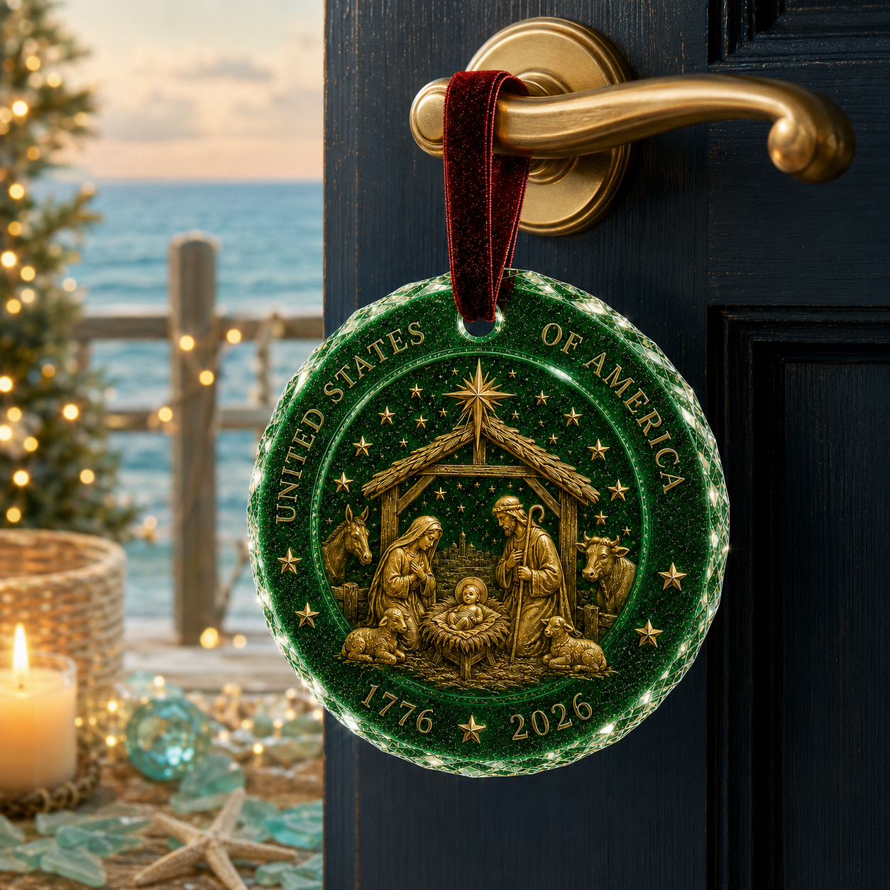 Celebrate 250 Years of America 🇺🇸 | 2026 250th Anniversary Christmas Ornament – A Meaningful Patriotic Keepsake & Holiday Gift